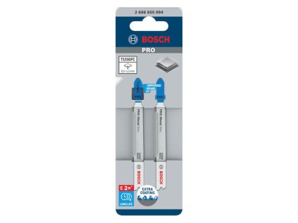 Bosch List do priamočiarej píly PRO Metal thin T121GFC 92 mm, 2 ks | ajtech.sk