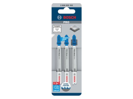 Bosch List do priamočiarej píly PRO Metal thin T121GFC 92 mm, 3 ks | ajtech.sk