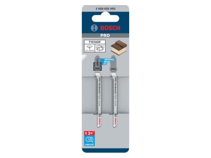 Bosch List do priamočiarej píly PRO Hardwood clean curve T101AOF, 83 mm, 2 ks | ajtech.sk