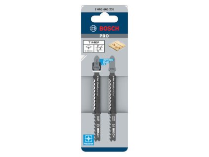 Bosch List do priamočiarej píly PRO Wood precise T144DP 100 mm, 2 ks | ajtech.sk