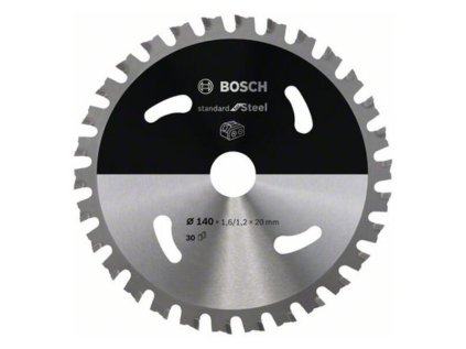 Bosch Pílový kotúč pre aku píly Standard for Steel 140 x 20 x 1,6/1,2mm Z30 | ajtech.sk