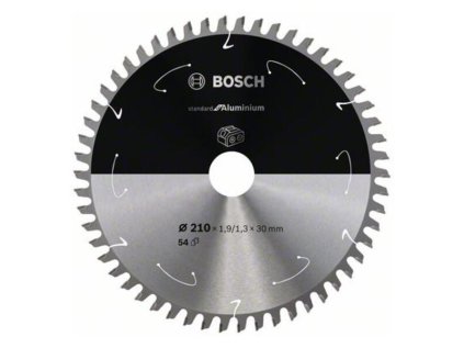 Bosch Pílový kotúč pre aku píly Standard for Aluminium 210 x 30 x 1,9/1,3mm Z54 | ajtech.sk
