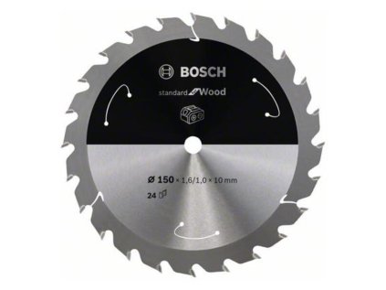 Bosch Pílový kotúč pre aku píly Standard for Wood 150 x 10 x 1,6/1,0mm Z24 | ajtech.sk