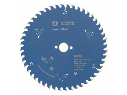 Bosch Pílový kotúč  EXPERT for Wood 190 x 20 x 2,6 mm Z48 | ajtech.sk