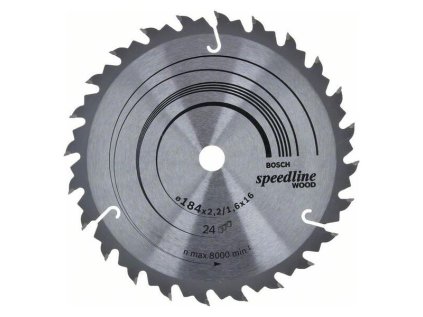 Bosch Pílový kotúč Speedline Wood 184 x 16 x 2,2mm Z24 | ajtech.sk