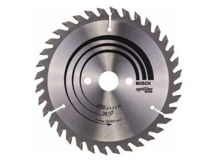 Bosch Pílový kotúč Optiline for Wood 150 x 20/16 x 2,4mm Z36 | ajtech.sk