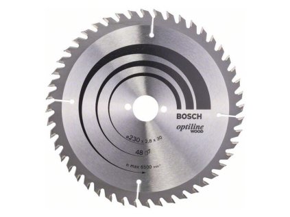 Bosch Pílový kotúč Optiline for Wood 230 x 30 x 2,8mm Z48 | ajtech.sk