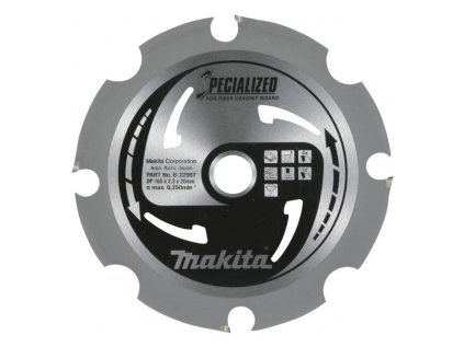 Makita Pílový kotúč 165 mm / 20 mm / 4z na vláknocementové dosky, B-22997 MA | ajtech.sk
