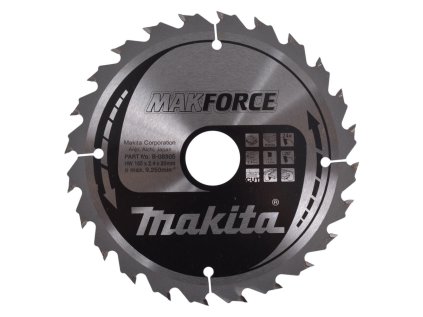 Makita Pílový kotúč na drevo MAKForce 165 mm / 30 mm / 24z, B-08305 MA | ajtech.sk