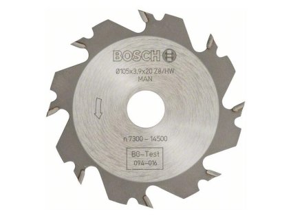 Bosch Kotúčová fréza pre frézy na drážky Z8 105mm 20mm 4mm | ajtech.sk