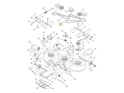 Klinový remeň 12,7x2260 mm MURRAY 037X89MA | ajtech.sk