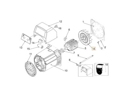 Ventilátor chladenia Briggs&Stratton 102703GS | ajtech.sk