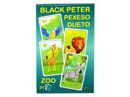 DENY Hra čierny Peter 3v1 ZOO | ajtech.sk