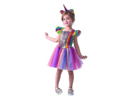 MADE Šaty na karneval - jednorožec, 80 - 92 cm | ajtech.sk