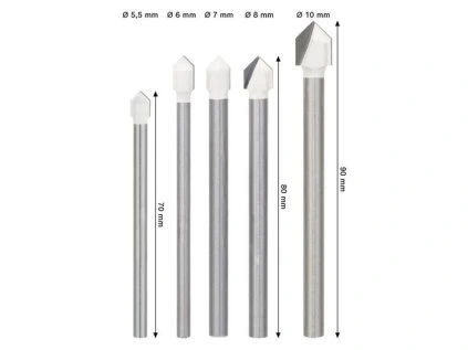 Bosch 5-dielna súprava vrtákov na obkladačky CYL-9 SoftCeramic 5,5 až 10mm | ajtech.sk