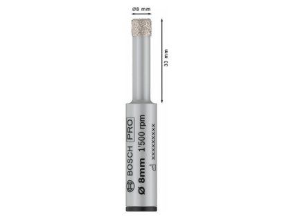 Diamantový vrták Bosch 8x33 mm | ajtech.sk