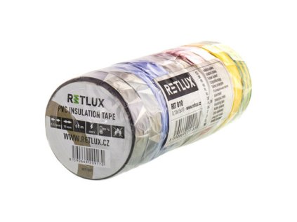Izolačná PVC páska mix farieb RETLUX RIT 010 | ajtech.sk