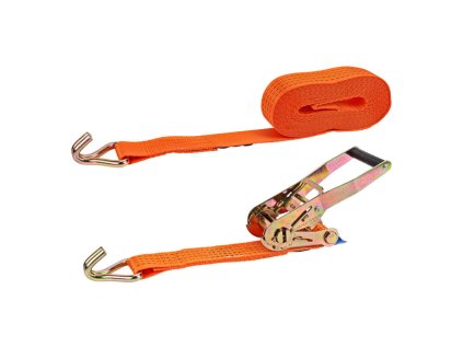 Upínací popruh s račňou a hákom dvojdielny 6 m x 38 mm / 2 T | ajtech.sk
