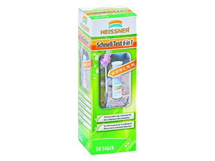 Heissner testovacie prúžky 6 v 1 pre zistenie hodnôt vody TZ791-00 | ajtech.sk