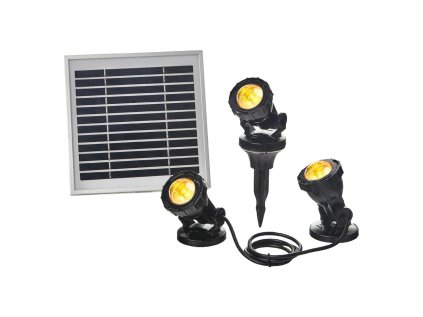 Aku HEISSNER SLU135-00 Solárne RGB LED osvetlenie jazierka | ajtech.sk