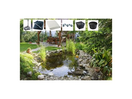 Heissner CFD1 Súprava na vybudovanie okrasného jazierka bez rýb 1,3 x 2,3 x 0,5 m | ajtech.sk