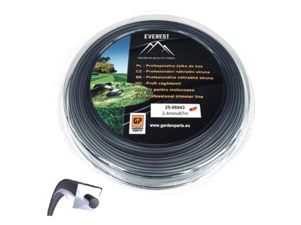 Žacia struna DUAL POWER LINE 2,4 mm 87 m EVEREST | ajtech.sk