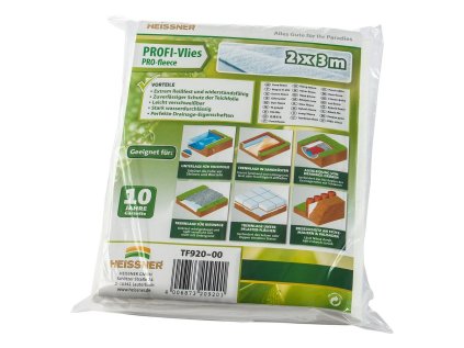 Heissner TF90-16 Jazierková geotextília pod fóliu 4 x 4 m, hrúbka 1 mm | ajtech.sk