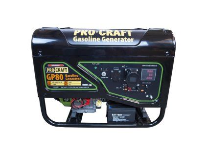 Benzínová elektorcentrála ProCraft GP80 7.5kW | ajtech.sk