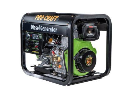 Dieselový elektrocentrála ProCraft DP55 5kW | ajtech.sk