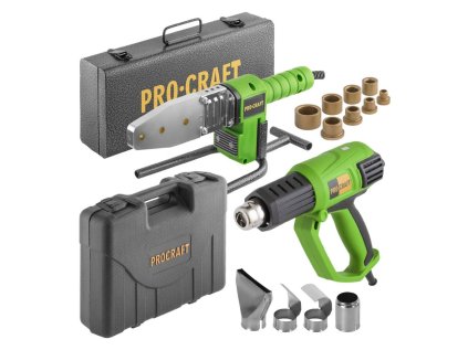ProCraft Súprava Teplovzdušná pištoľ PH2000,  Polyfúzna zváračka  PL1900 | ajtech.sk