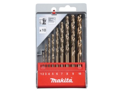 Makita D-57174 Sada vrtákov HSS-CO 5% 10 ks | ajtech.sk