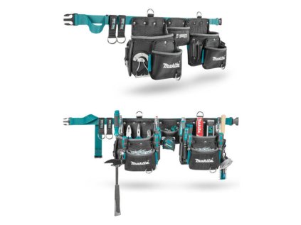 Makita E-15229 Opasok na náradie 3-kapsový s držiakom kladiva | ajtech.sk