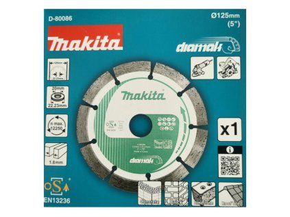 Diamantový segmentový kotúč Makita Diamak 125mm | ajtech.sk