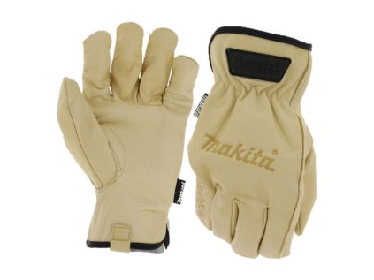 Makita P-84632 Pracovné rukavice Cow Driver Kožené Vodeodolné L | ajtech.sk