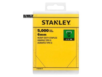 Spony Stanley 1-TRA704T, vysoké zaťaženie G, 6 mm | ajtech.sk