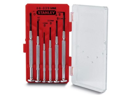 Sada hodinárskych skrutkovačov Stanley 1-66-039, 6 ks | ajtech.sk