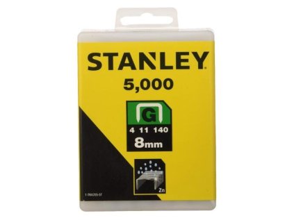 Stanley spony vysoké zaťaženie 8 mm 5000 ks OEM 1-TRA705-5T | ajtech.sk