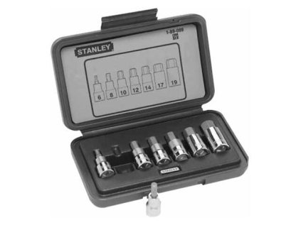 Sada zástrčných hlavíc Stanley 1-89-099, 7 ks, 1/2" | ajtech.sk