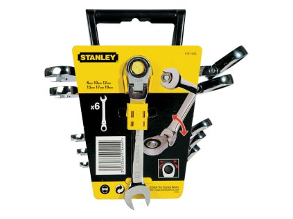Stanley kĺbové ráčňové kľúče 4-91-444, 6 ks, 5° krok | ajtech.sk