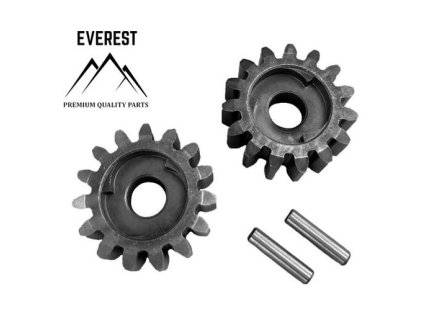 Opravná sada pastorka pohonu kosačky 15 zubov (Pastorok + klin + ložisko) | ajtech.sk