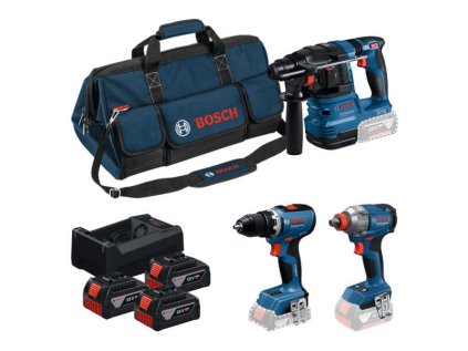 Sada 3 náradia BOSCH GSR GDX GBH 5.0Ah Profi | ajtech.sk