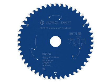 Bosch EXPERT Aluminium Kotúč 140mm Aku | ajtech.sk