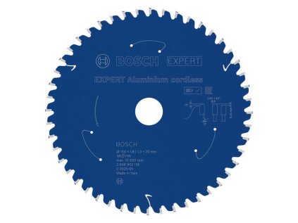Bosch EXPERT Aluminium Kotúč 150mm Aku | ajtech.sk