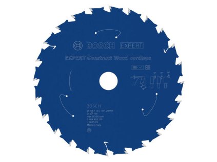 Bosch EXPERT Construct Wood Kotúč 165mm Aku | ajtech.sk