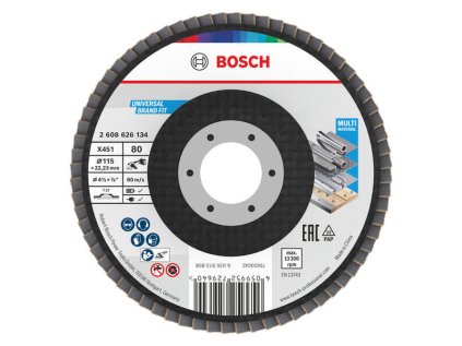 Bosch Lamelový kotúč X451 115mm P80 Rovný | ajtech.sk