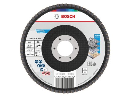 Bosch Lamelový kotúč X451 125mm P40 Rovný | ajtech.sk