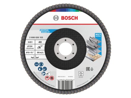 Bosch Lamelový kotúč X451 150mm P40 | ajtech.sk