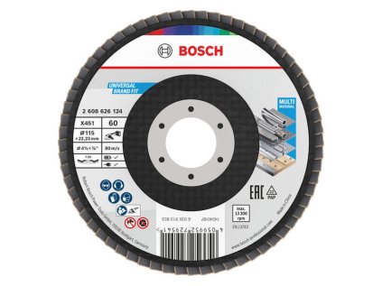 Bosch Lamelový kotúč X451 115mm P60 Šikmý | ajtech.sk