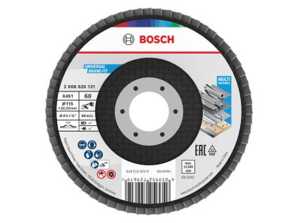 Bosch Lamelový kotúč X451 115mm P60 60ks | ajtech.sk