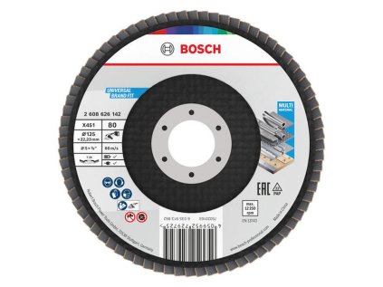 Bosch Lamelový kotúč X451 125mm P80 Šikmý | ajtech.sk